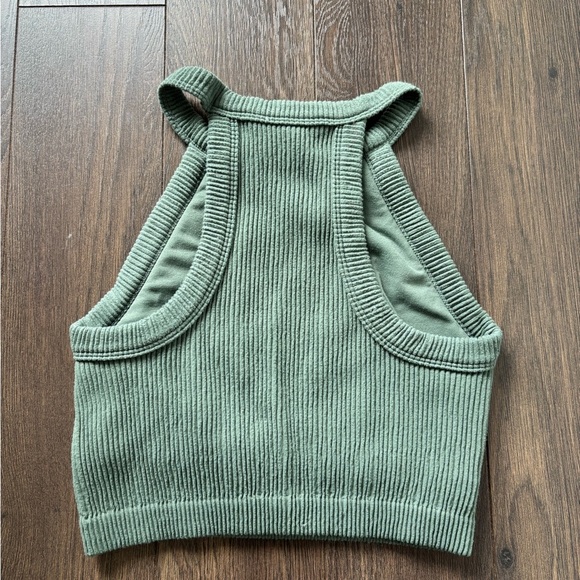 AERIE Cropped Ribbed Tank Top - Picture 3 of 9